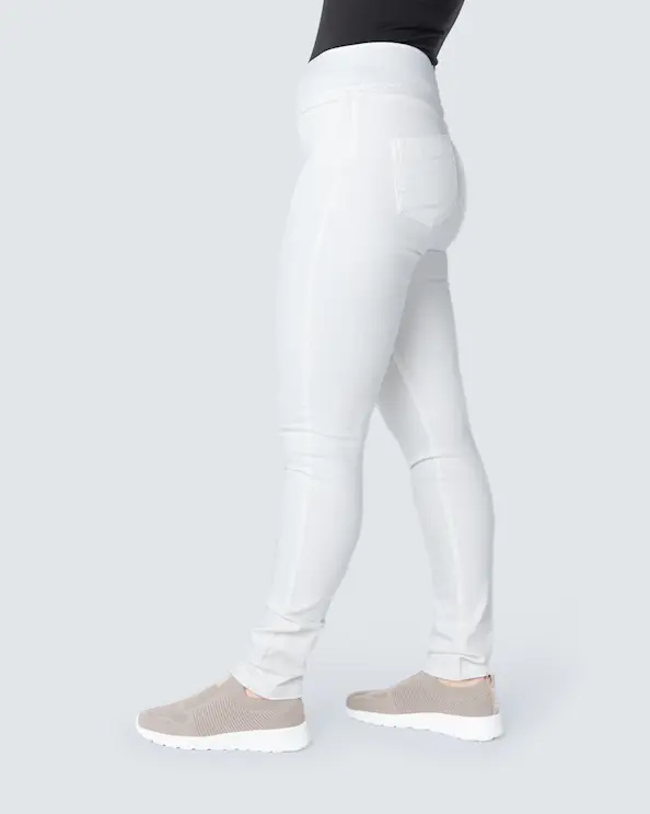 WAW Ladies Stretch Jeans Natural White