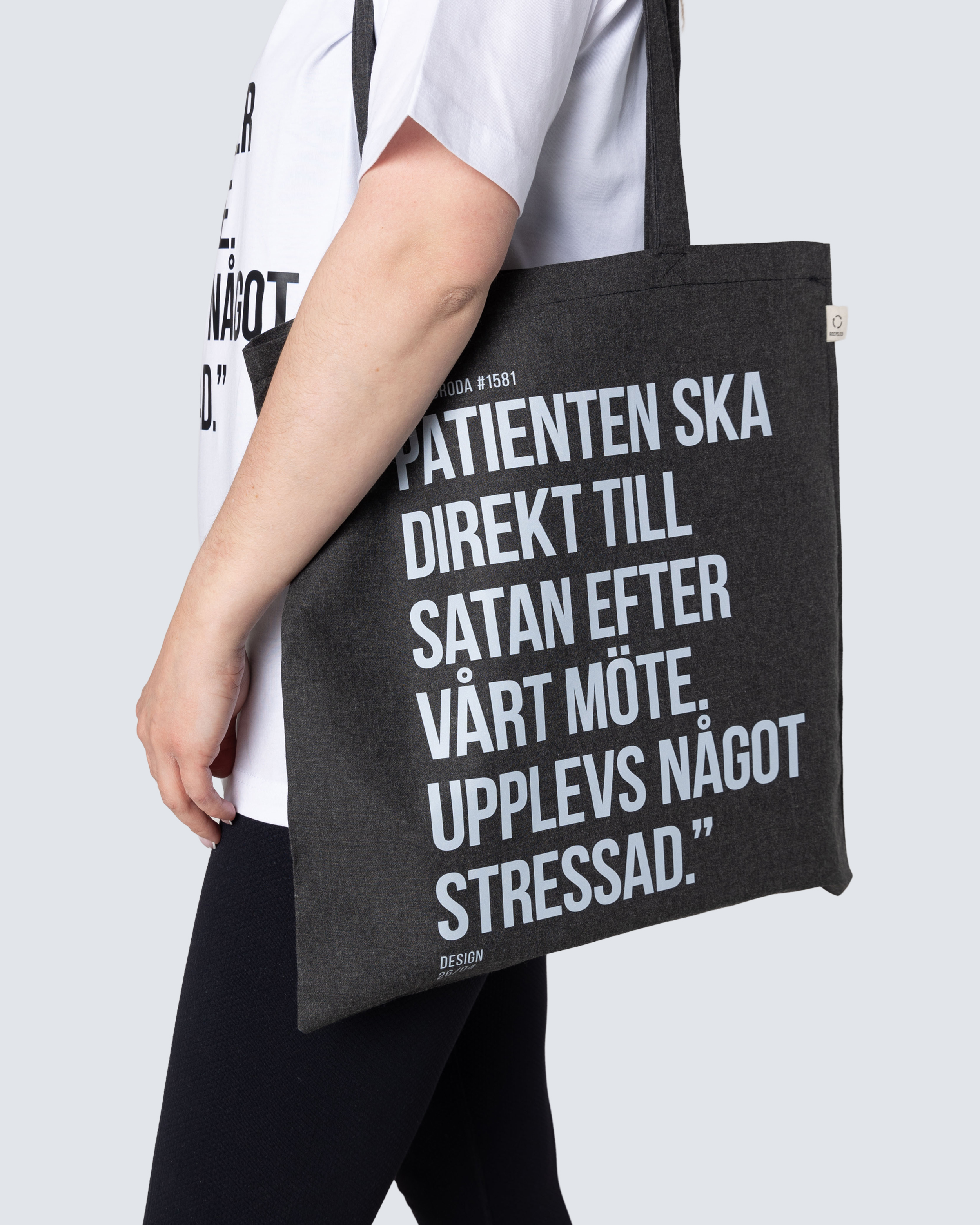 Journalgrodor Tygväska #1 Svart/Grafit