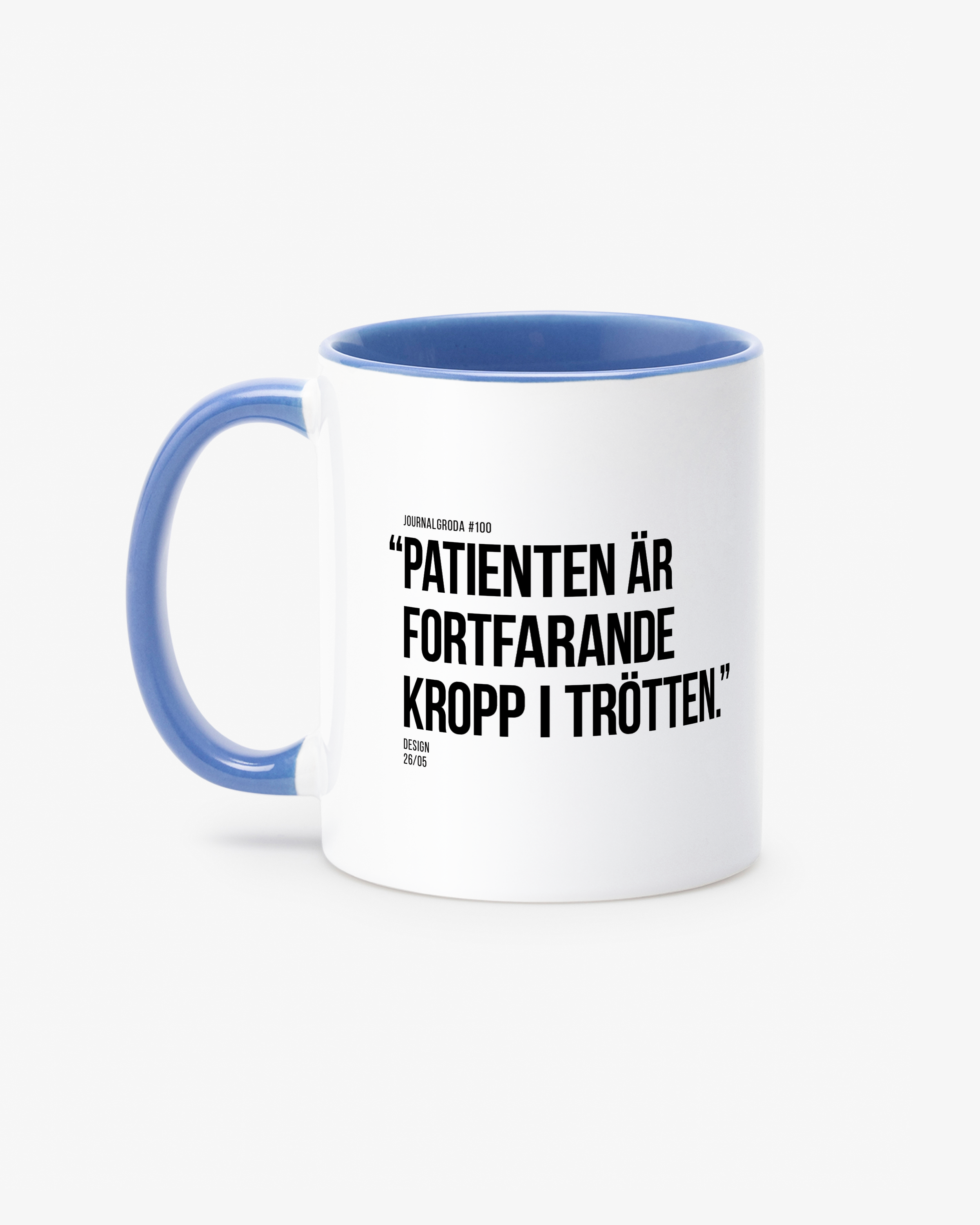 Journalgrodor Mugg #2 Blå