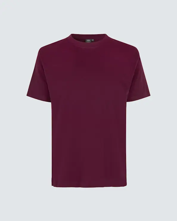 ID Identity T-TIME Miesten T-paita Burgundy
