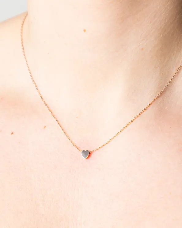 Halsband Hjärta Rosé