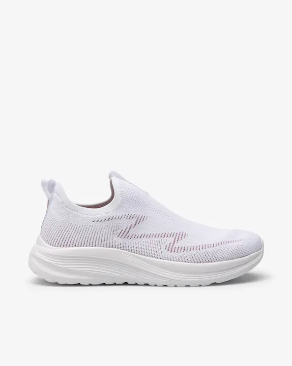 Beez SENSE Slip-on Sneaker Vinröd