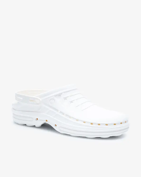 Wock Clog Slip in Hygiensko Vit