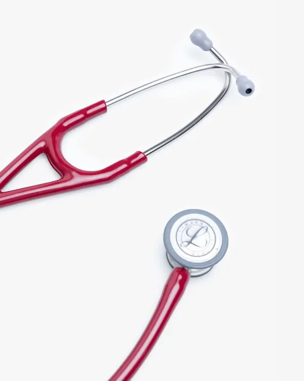 Littmann Cardiology IV Stetoskop Mørkerød/Rustfrit stål