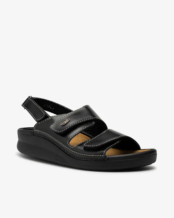 Embla 2416 Damesandaler Svart