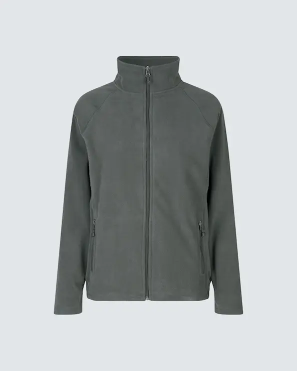 ID Identity Cardigan Microfleece Dam Grå