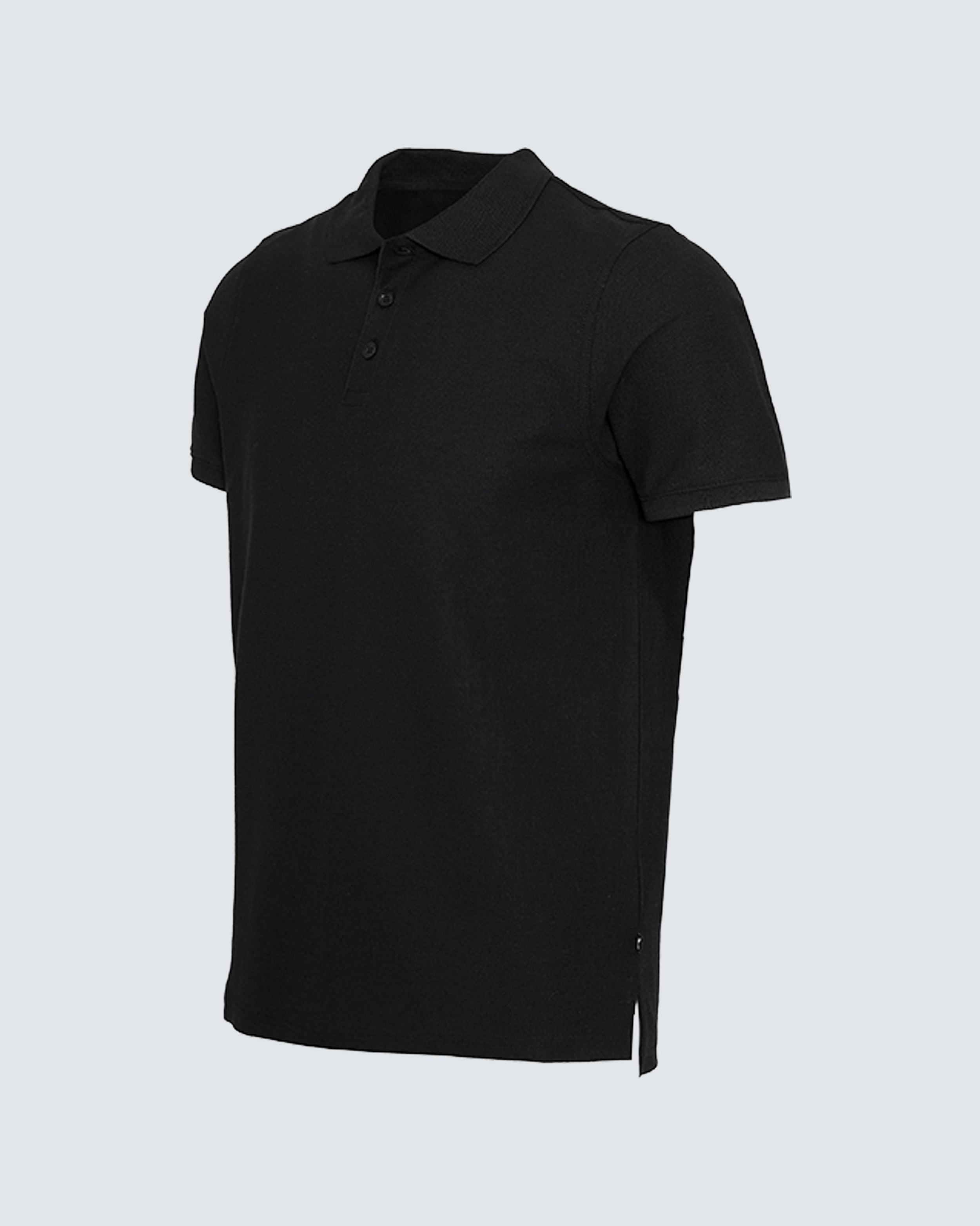 Texstar Classic Piké Herr Svart