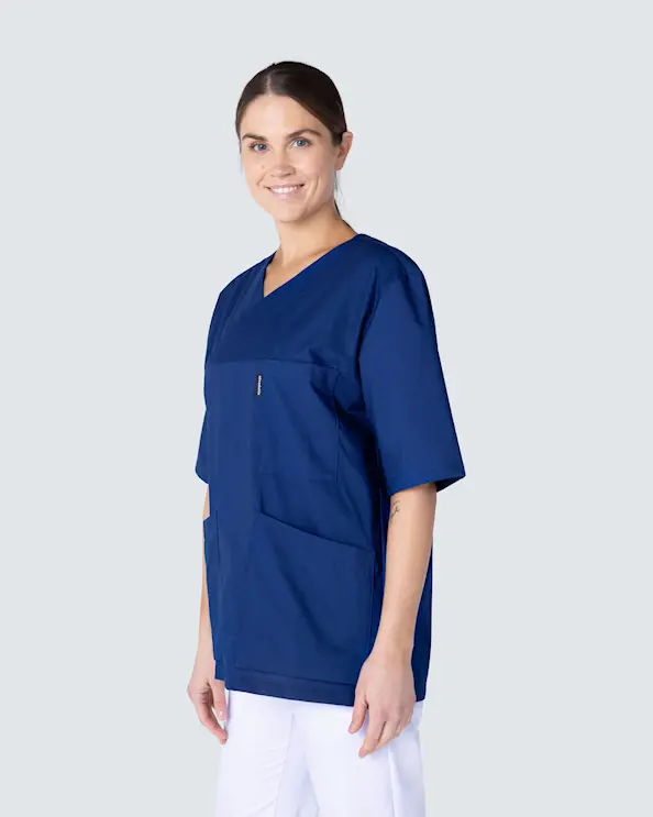 Almedahls Marine V-bluse Unisex