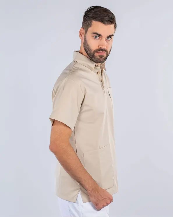 Almedahls Khaki Busseronne med Krave Unisex