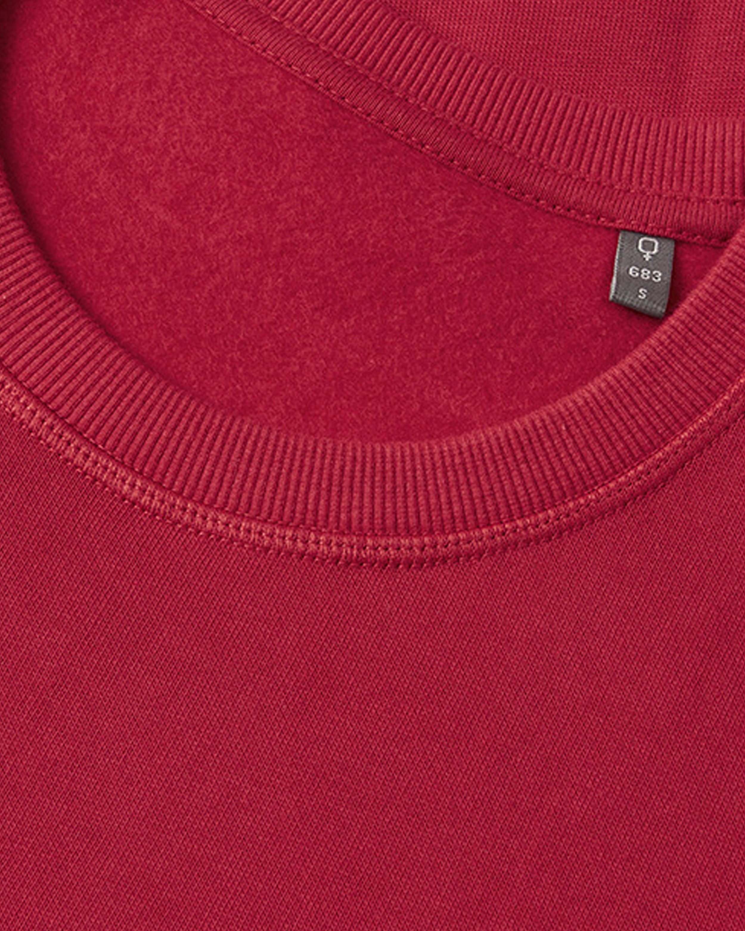 ID Identity Sweatshirt 0683 Dame Rød