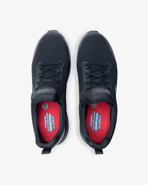 Skechers Squad Slip-on Sneaker Rymlig Svart