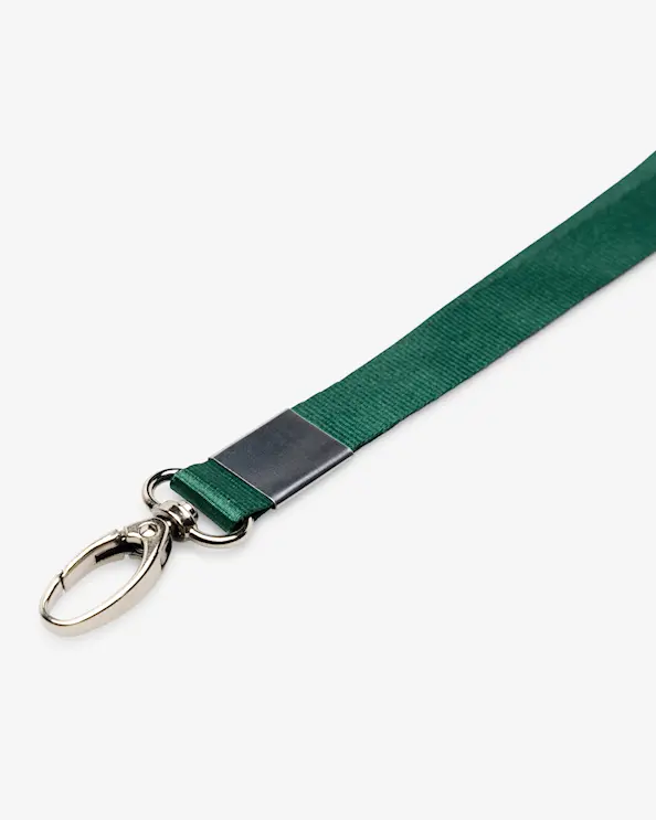 Nyckelband Solid Mörkgrön