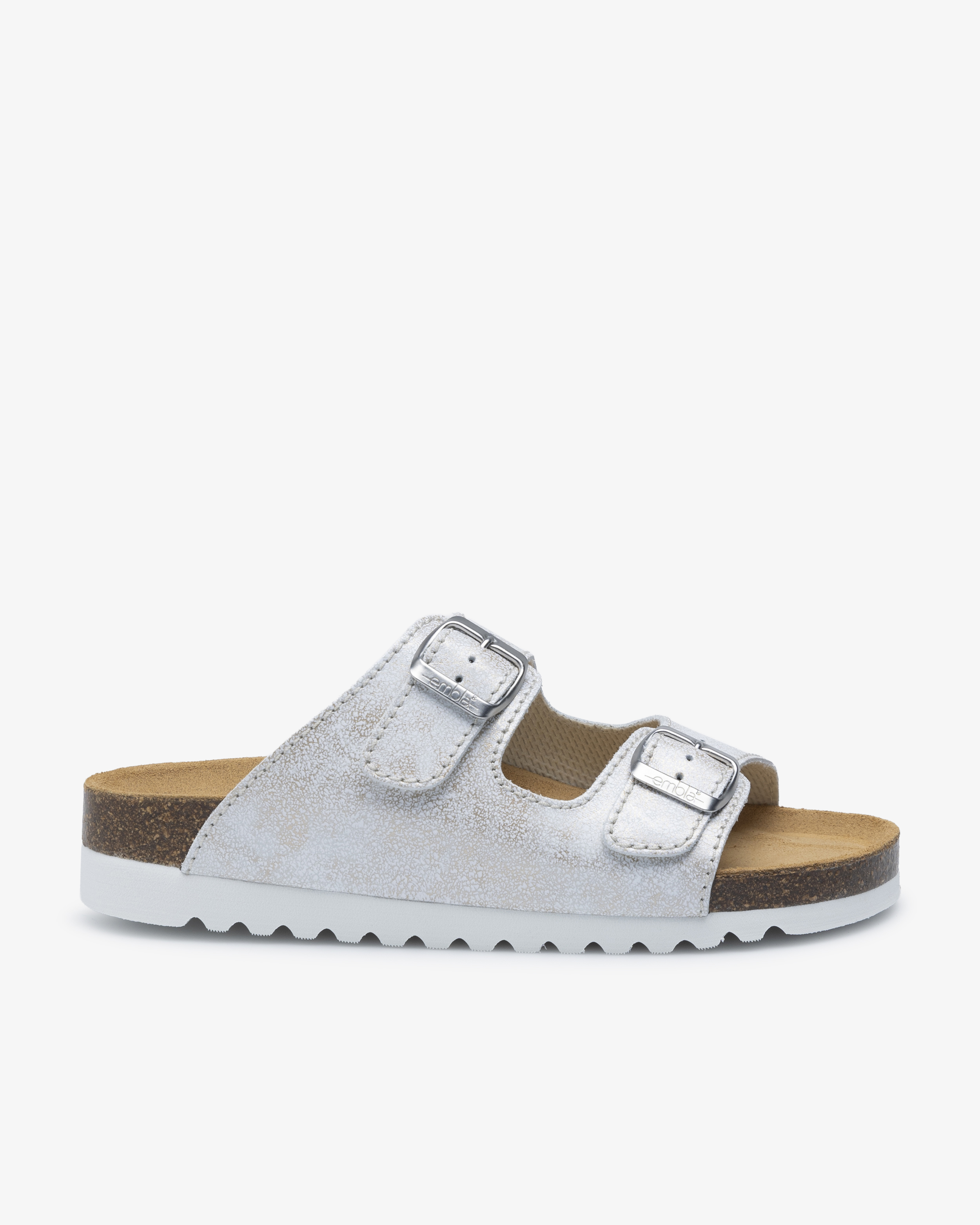 Embla 2736 Naisten sandaalit Airbed samppanja/metallinen