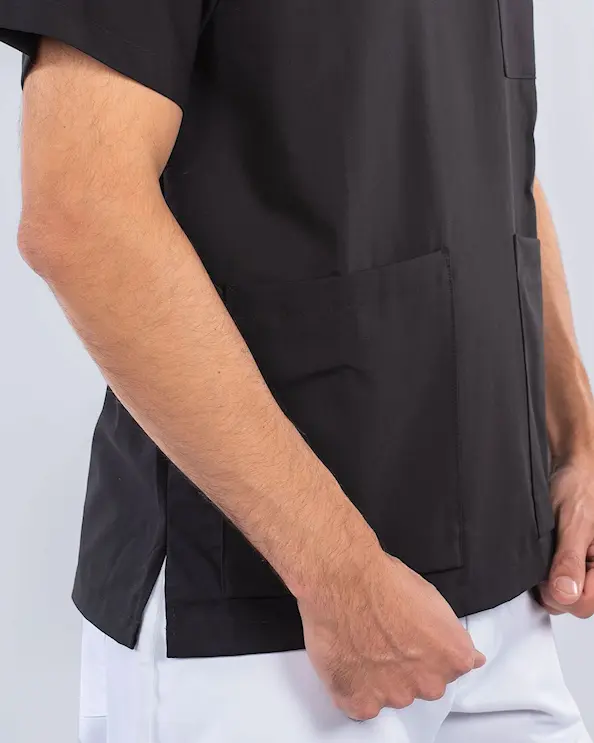 Almedahls Sort Busseronne med Krave Unisex