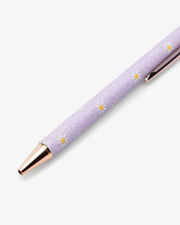 Blækpen glitter Lilla