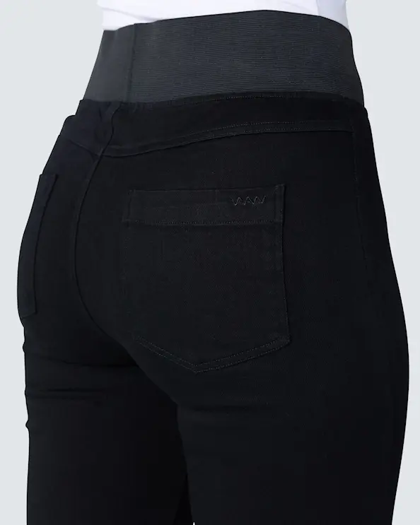 WAW Ladies Stretch Jeans Black