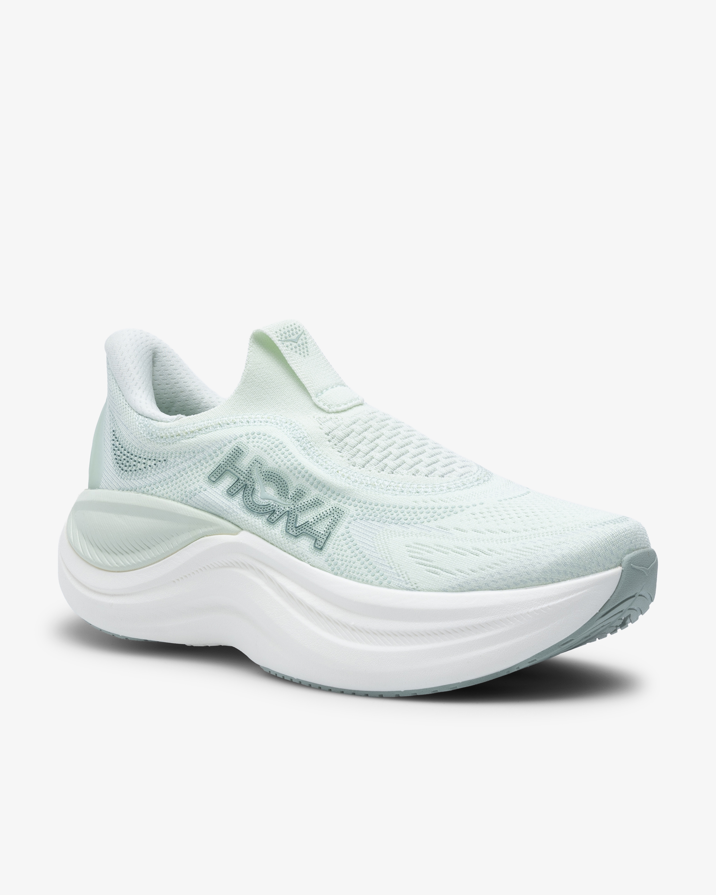 Hoka W Skyward Laceless Slip-on Sneaker Seaglass/Sage