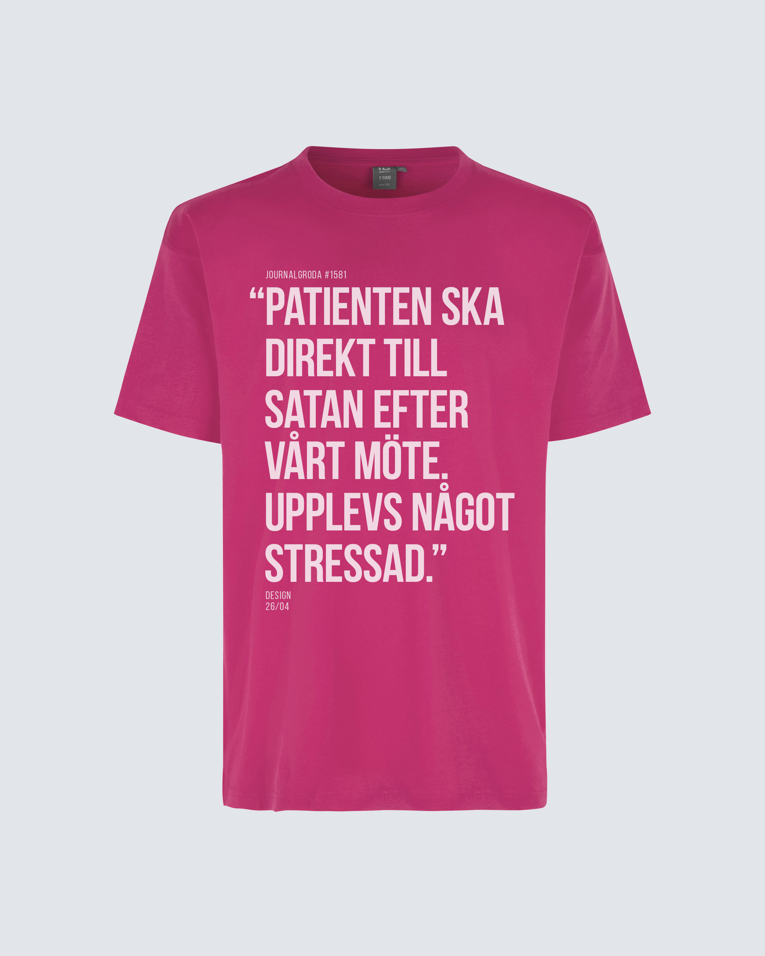 Journalgrodor T-shirt #1 Rosa