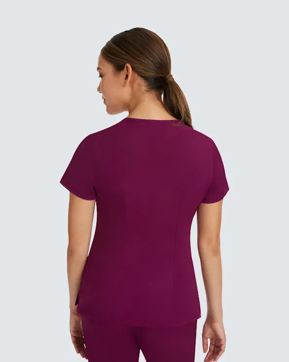 Healing Hands Works Tunika HHE2500 Vinröd