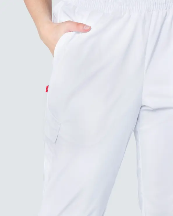 Segers Vit Resårbyxa Unisex