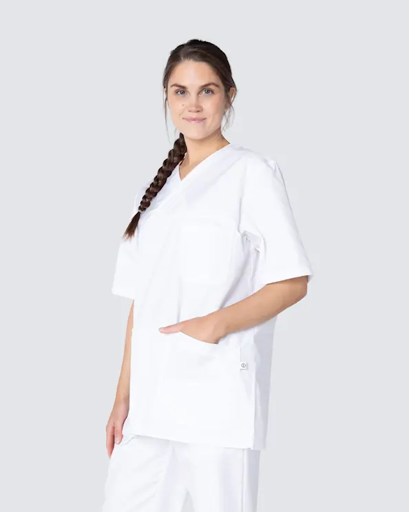 Hejco Charade Lee Hvit Kittel Unisex