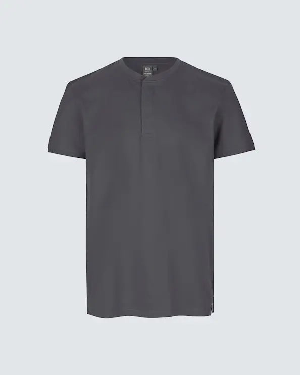 PRO Wear CARE Miesten kaulukseton pikeepaita Harmaa