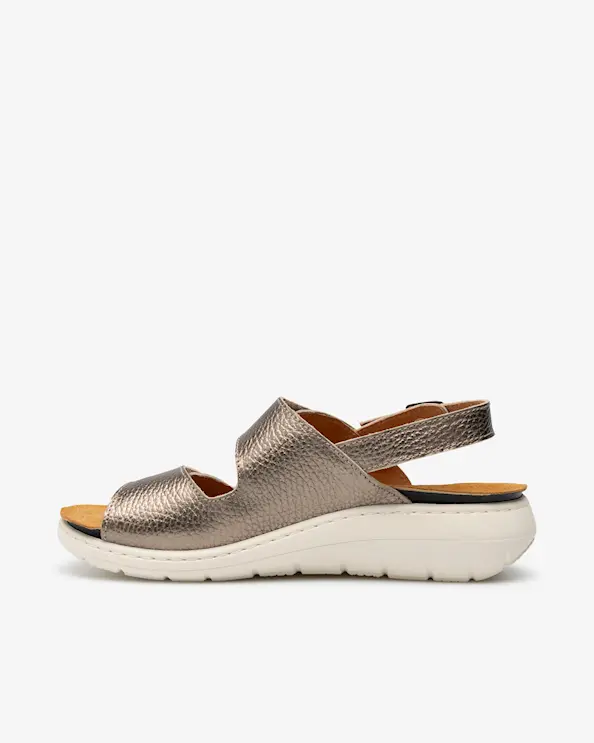 Embla 2345 Ergoflex Sandal Champagne/Metallic