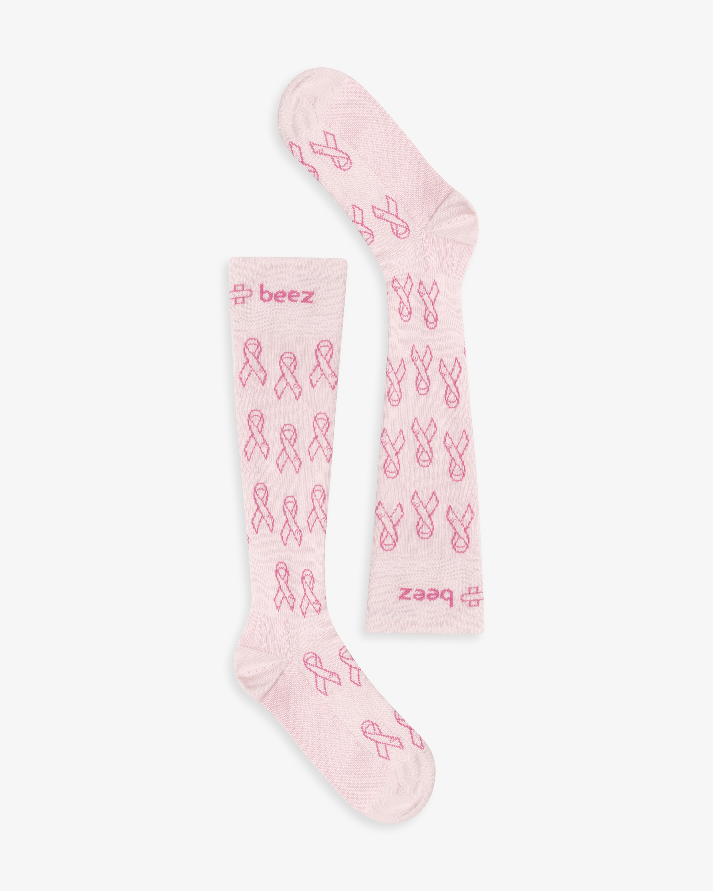 Beez Støttestrømpe Lyserød oktober Lys pink