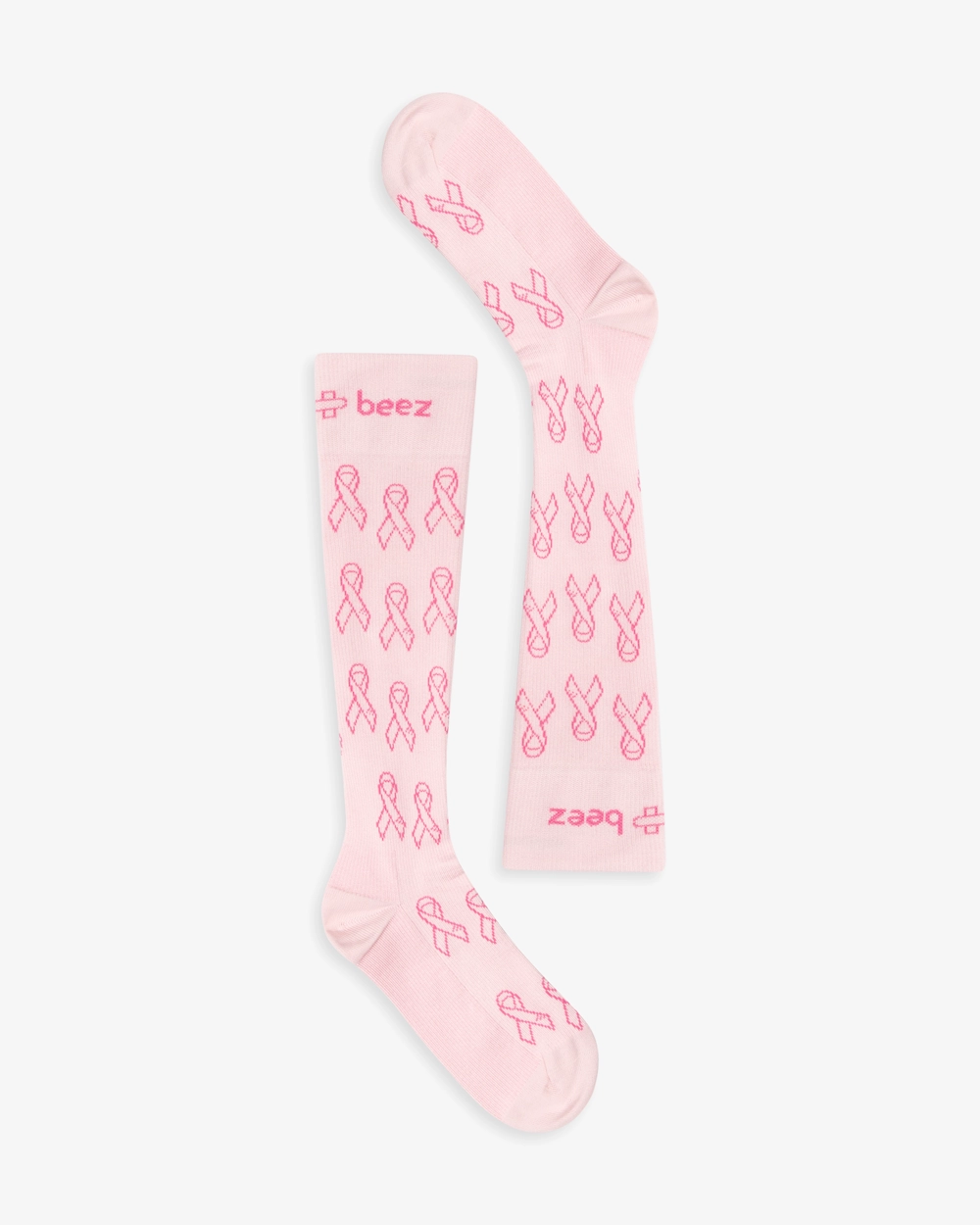 Beez Støttestrømpe Lyserød oktober Lys pink