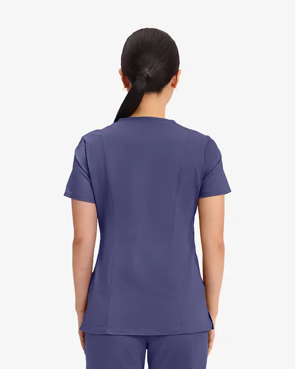 Cherokee Revolution Mock Wrap Top WWE610 Blomme