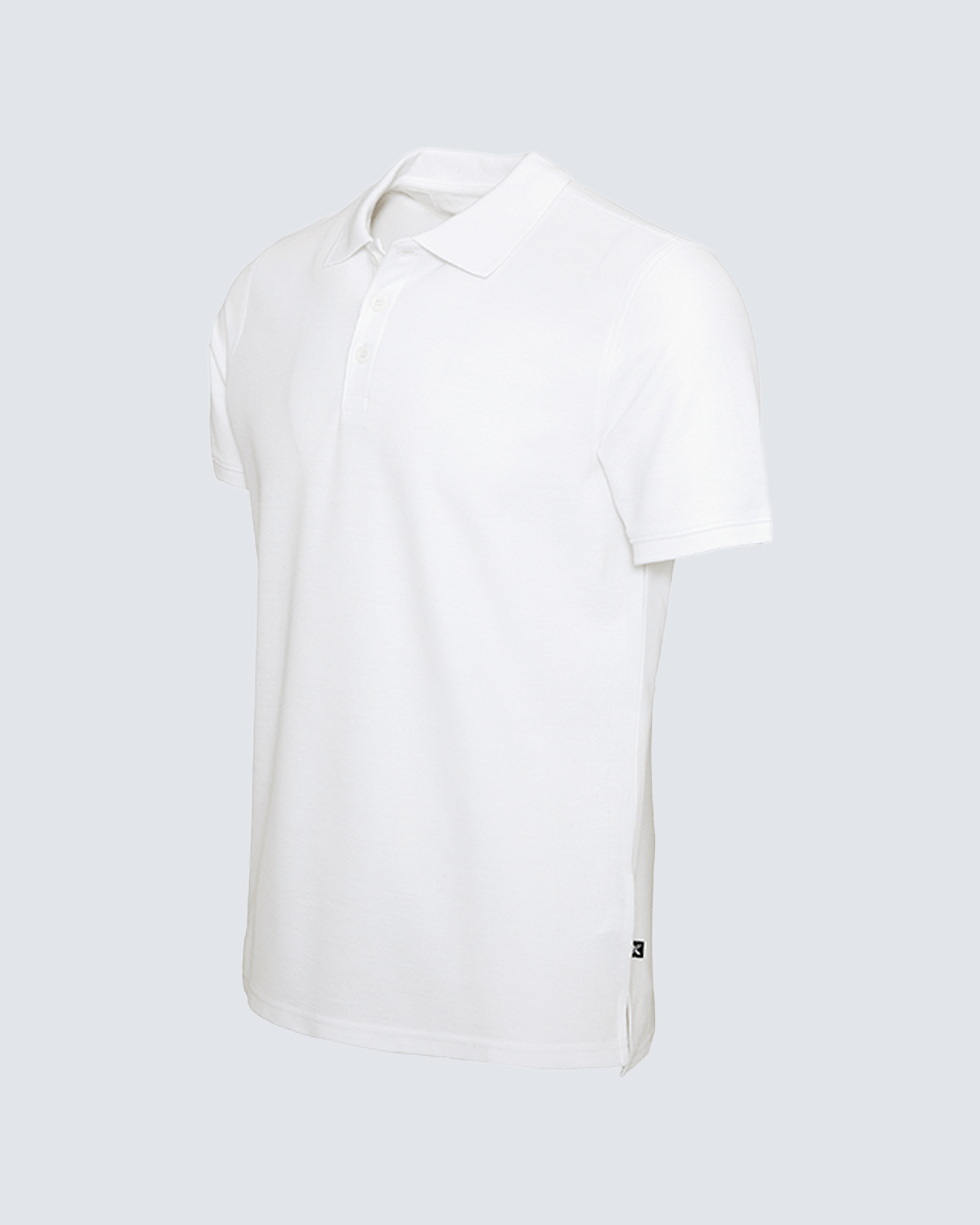 Texstar Classic Piké Herr Vit