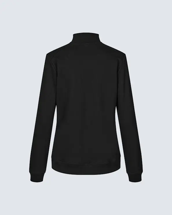 PRO Wear CARE Naisten Collegepaita ¼ Zip Musta
