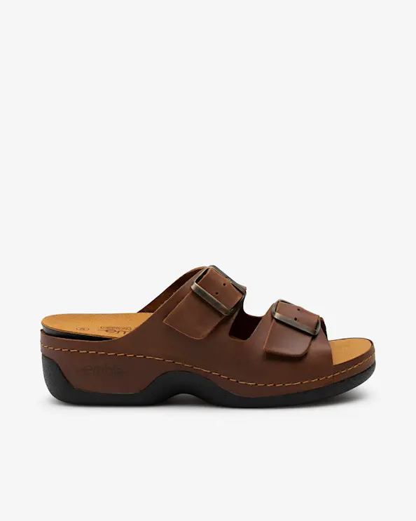 Embla 2514 Ergoflex Sandal Brun