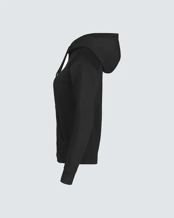 ID Identity Core Hoodie Zip Dam Svart