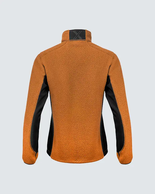 Texstar Pile Fleece Jacka Dam Orange