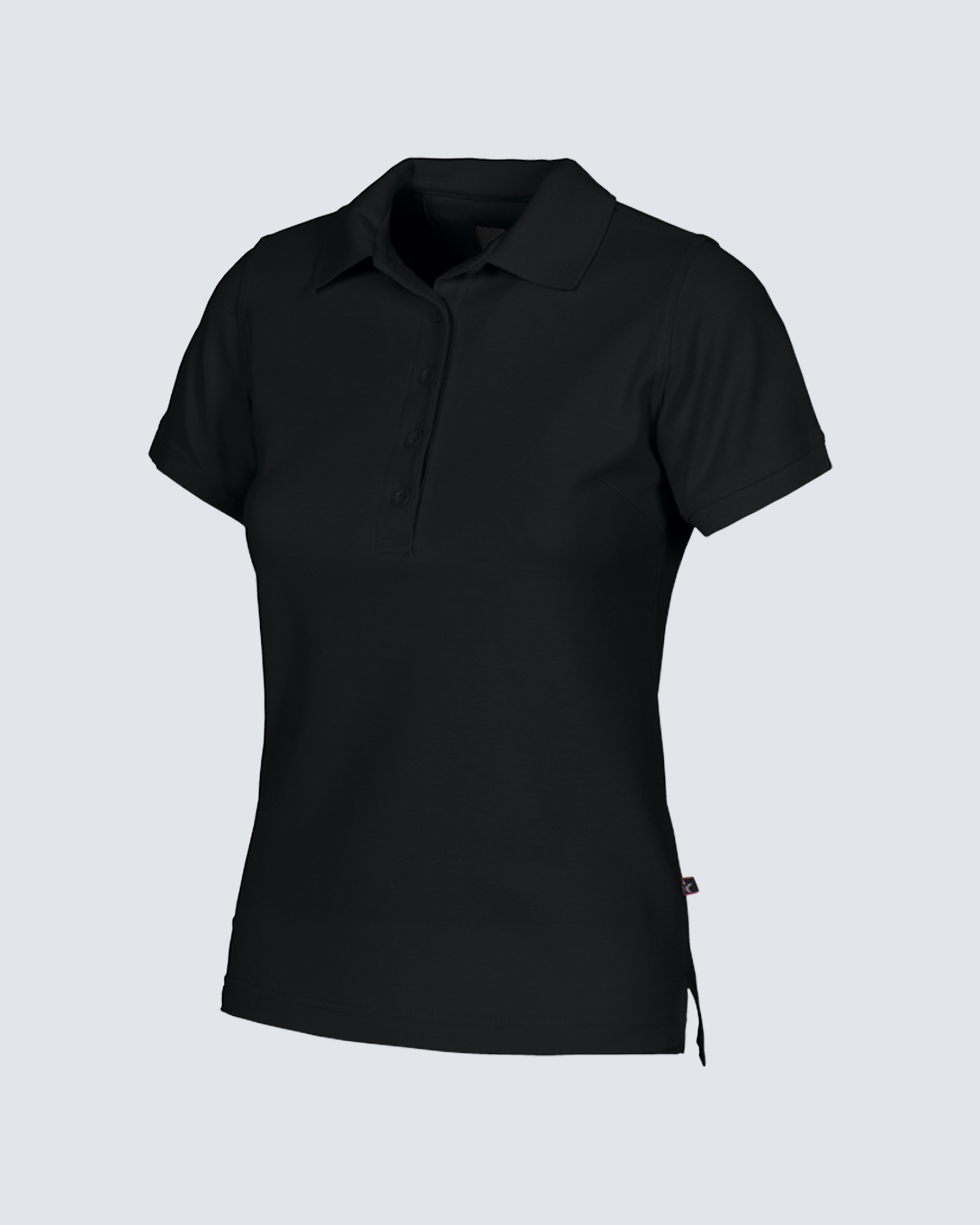 Texstar Classic Piké Dam Svart