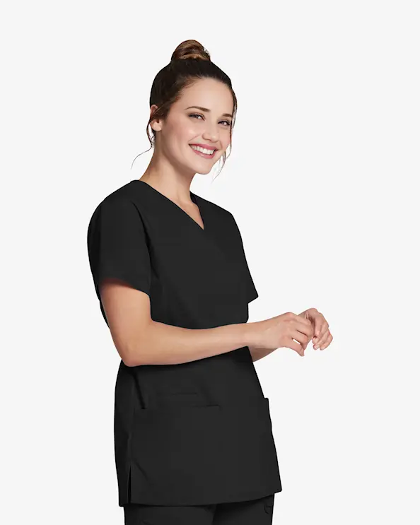 Dickies Signature Mock Wrap Top DKE632 Svart