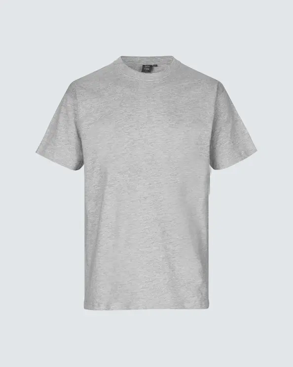 ID Identity T-shirt T-TIME Herr Grey melange