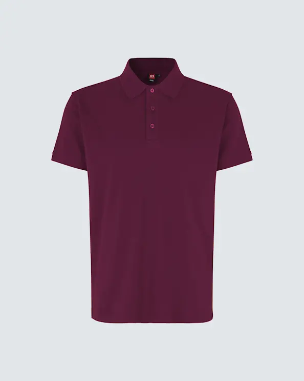 ID Identity Poloshirt Herren Weinrot
