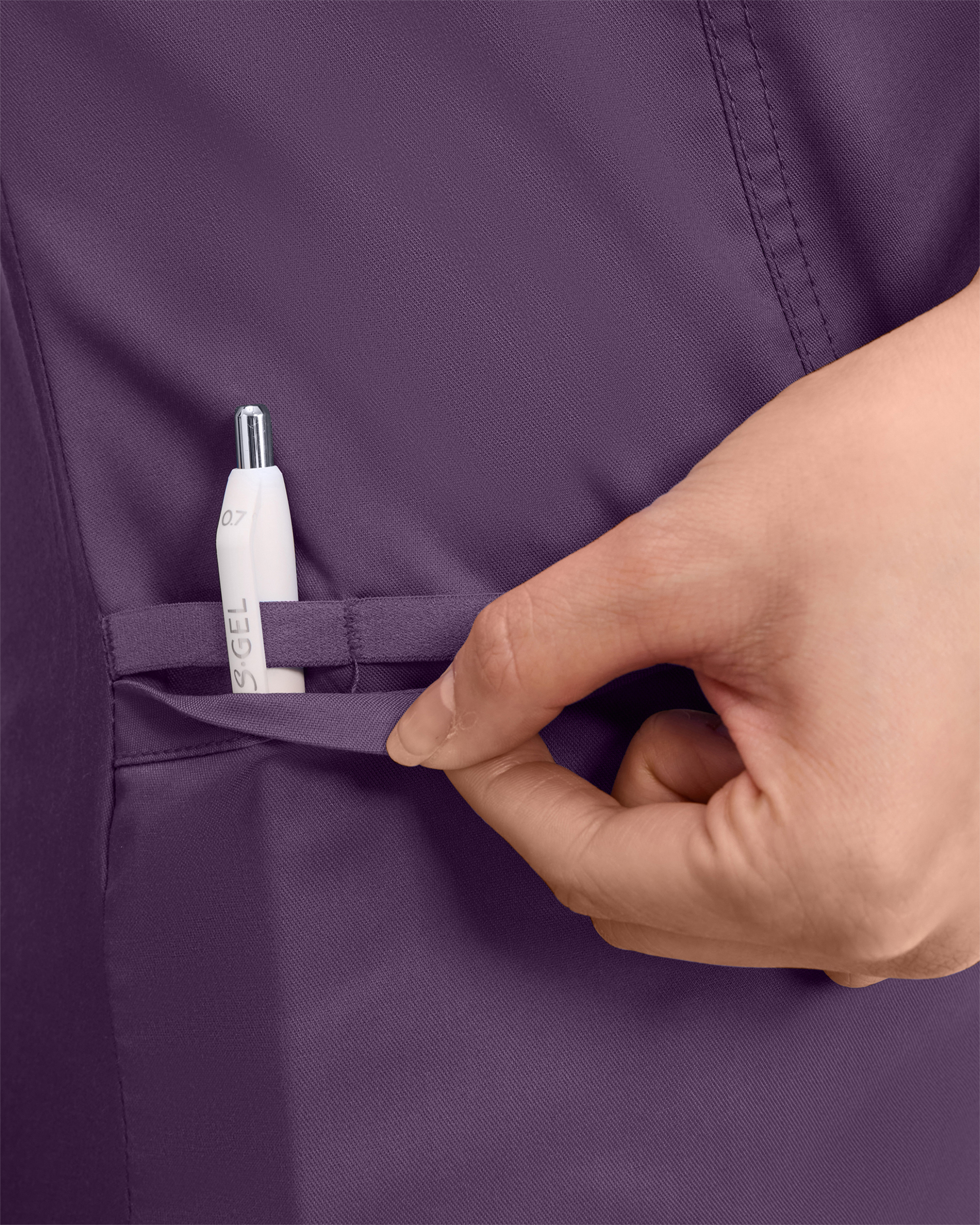 Cherokee Revolution Mock Wrap Top WWE610 Lilla