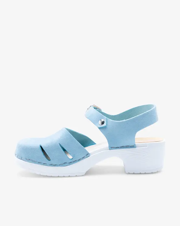 Beez Très Chic Arbetssko Ice Blue Matt