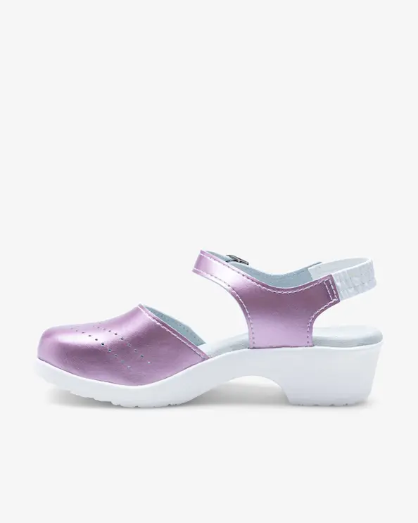 Beez Työkengät Ajaton, matta Roosa Metallic