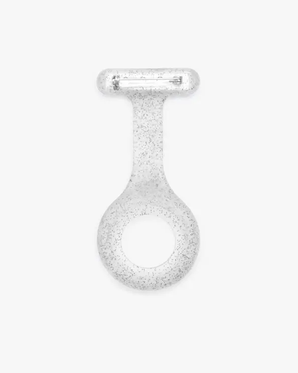 Silikonskal Valencia Glitter Vit