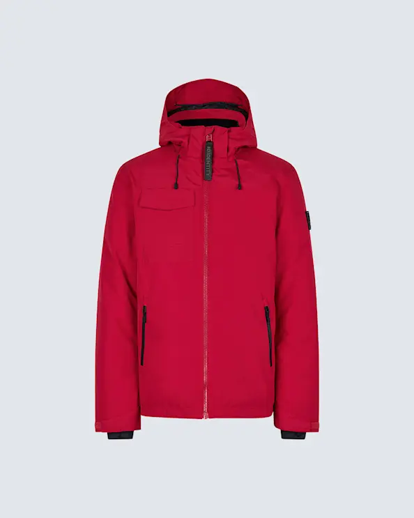 ID Identity hupullinen talvitakki Miehet Punainen