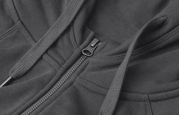 ID Identity Core Hoodie Zip Dam Grå