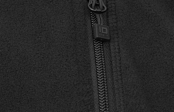 ID Identity Cardigan Microfleece Dam Svart