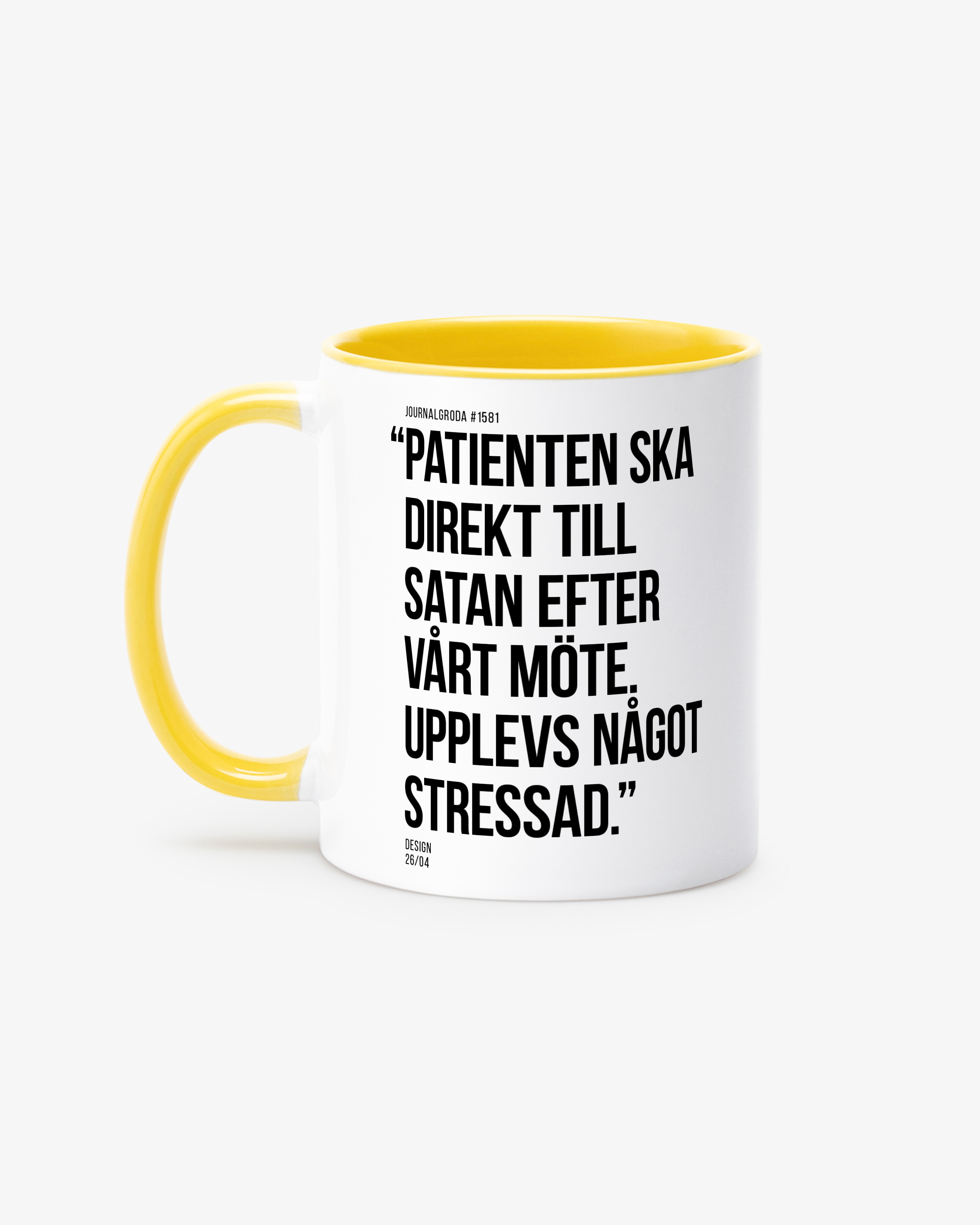 Journalgrodor Mugg #1 Gul