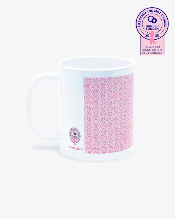 Mugg Rosa bandet Ljusrosa