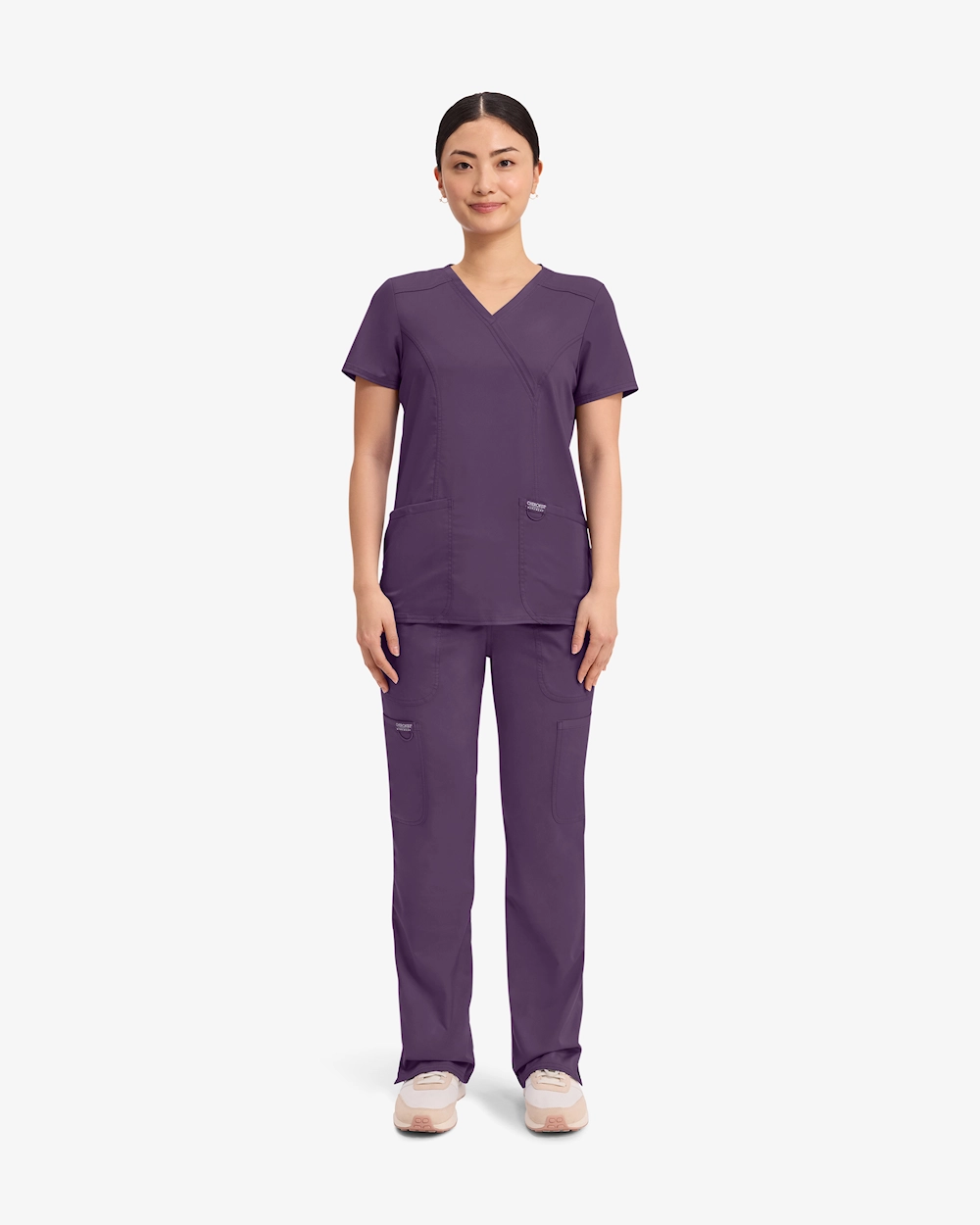 Cherokee Revolution Mock Wrap Top WWE610 Lilla