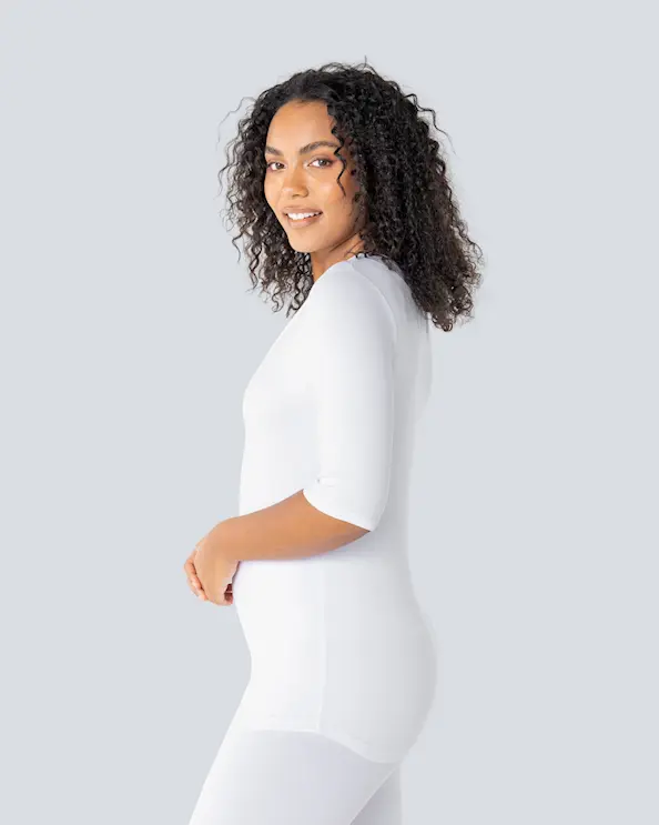 Beez Basics T-shirt 3/4 ärm Vit